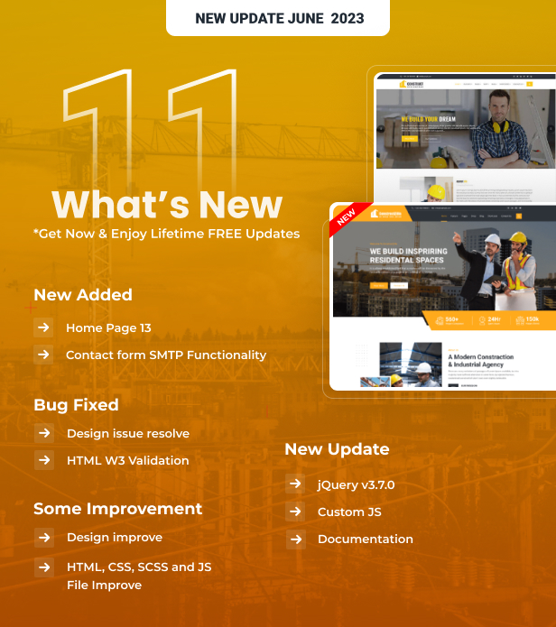 ConstructZilla : Construction, Renovation & Building Bootstrap 5 Template With RTL Ready - 1