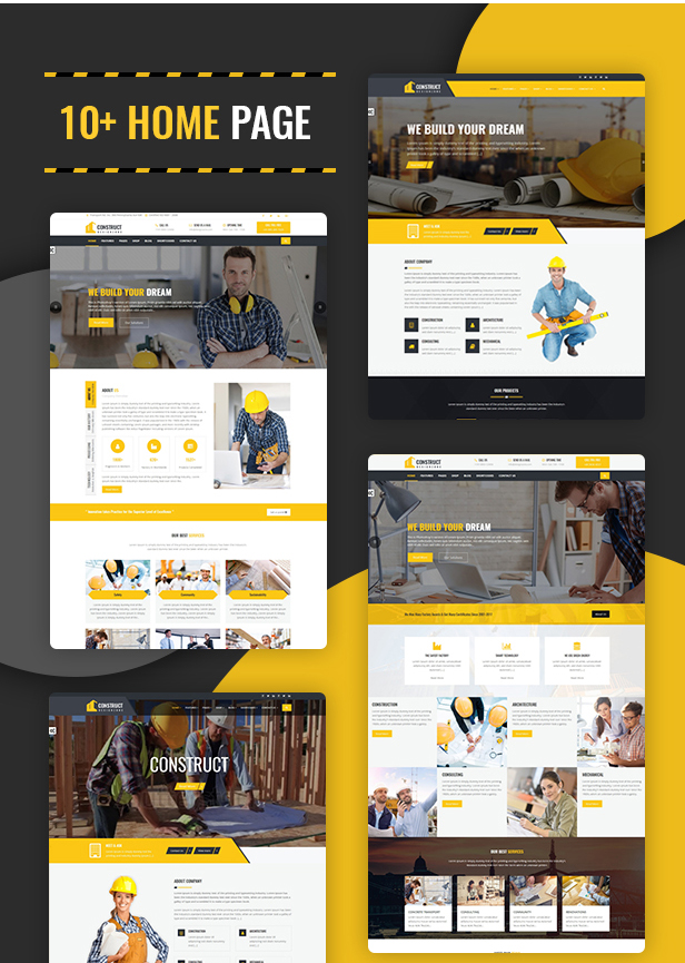 ConstructZilla : Construction, Renovation & Building Bootstrap 4 & 5 Template With RTL Ready - 10